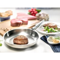 Schulte Ufer Bratpfanne 20 cm Romana i unbeschichtet Edelstahl