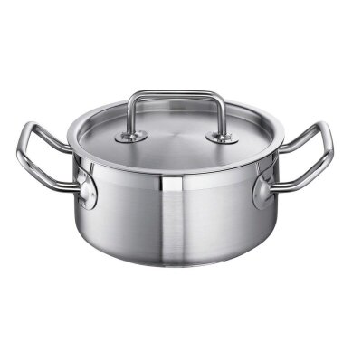 Schulte Ufer Profi-Line i Bratentopf Ø16 cm 1,50 ltr. Edelstahl