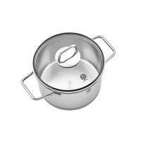 Schulte Ufer Bratentopf Wega Ø20 cm 2,5 ltr. Edelstahl