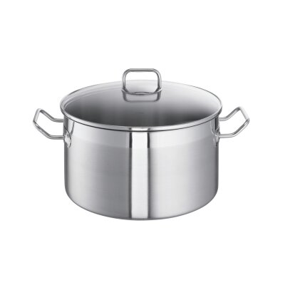 Schulte Ufer Jumbotopf ProfessPlus i flach Ø28 cm 9,5 ltr. Edelstahl