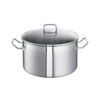 Schulte Ufer Jumbotopf ProfessPlus i flach Ø28 cm 9,5 ltr. Edelstahl