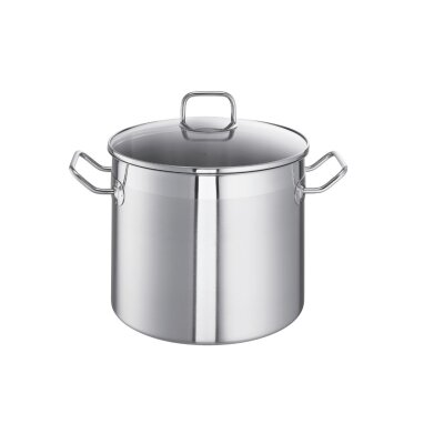 Schulte Ufer Jumbotopf ProfessPlus i hoch Ø24 cm 9,0 ltr. Edelstahl