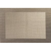 ASA Selection Tischset Weboptik 46x33 cm PVC bronze