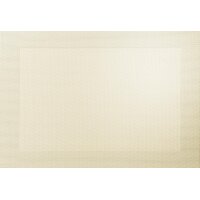 ASA Selection Tischset Weboptik 46x33 cm PVC sand metallic