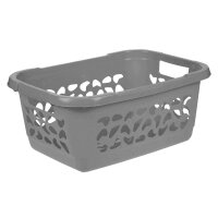 Keeeper Wäschekorb 32 ltr. 55x40x23 cm nordic grey
