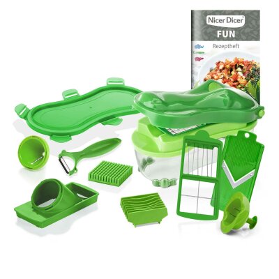 Genius Nicer Dicer Fun Croco Chef Set 22- tlg