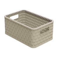 Rotho Korb Country A5 Plus 6 ltr. 28x18,5x12,6 cm cappuccino