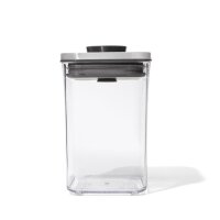 Oxo Steel Pop-Behälter, klein, quadratisch, flach...