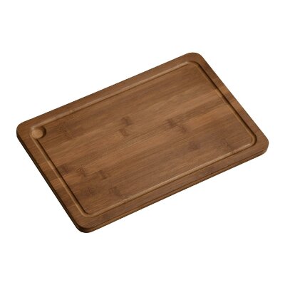 Kesper Schneide- & Servierbrett dunkler Bambus 38x25 cm