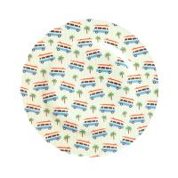 Rice Teller Ø20 cm hellblau Cars Print Melamin