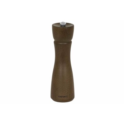 Chefs & Co. Pfeffer- oder Salzmühle Buche lackiert 20 cm braun