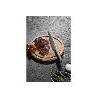 Chefs & Co. Vesperteller mit Saftrille Akazienholz Ø25 cm