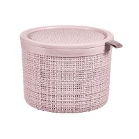 Curver Aufbewahrungsbox 2 ltr. rund mit Deckel Jute...