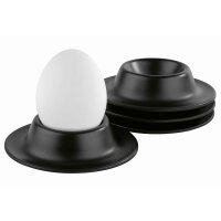 APS Eierbecher Melamin Ø8,5 cm 4er Set schwarz matt