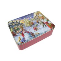 Gawol Gebäckdose Weihnachtsmarkt 22,3x16,7x7 cm