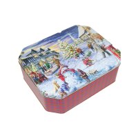 Gawol Gebäckdose Weihnachtsmarkt 28,7x23,9x9,5 cm