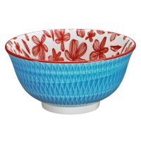 Cilio Bowl Amici Rauten blau 500 ml Ø15,5 cm