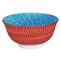 Cilio Bowl Amici Rauten rot 500 ml Ø15,5 cm