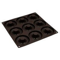 Lurch Flexiform Donuts 26x26 cm 9-fach braun