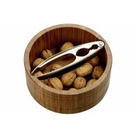 Kesper Nussschale und -knacker rund dunkler Bambus FSC 59822