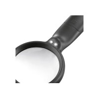 Westmark 4-fach Lupe mit LED Leselampe schwarz