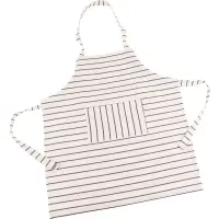 Redecker Kinder-Schürze beige mit Streifen