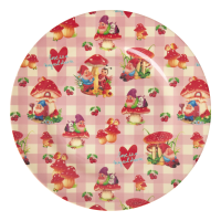 Rice Teller Ø25 cm pink Love Therapy Gnome Print...