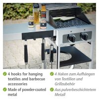 Wenko Hakenleiste Ima mit 4 Haken magnetisch schwarz