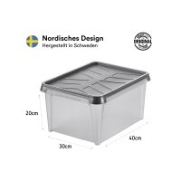 Orthex Aufbewahrungsbox Smartstore Dry 15 12 ltr. anthrazit
