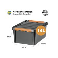 Orthex Aufbewahrungsbox Smartstore Pro 15 14 ltr. black