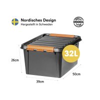 Orthex Aufbewahrungsbox Smartstore Pro 31 32 ltr. black