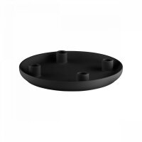 Blomus Kerzenhalter Vela 4-fach Ø27 cm schwarz...