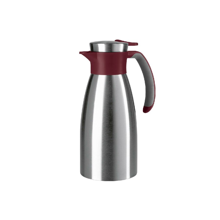 Emsa Isolierkanne Soft Grip 1 ltr. in weinrot