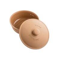 Römertopf Brottopf Frische-Topf rund terracotta...