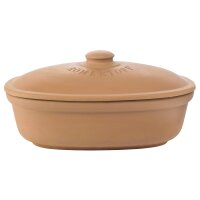 Römertopf Brottopf Frische-Topf oval Medi terracotta...