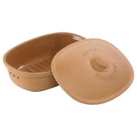 Römertopf Brottopf Frische-Topf oval Medi terracotta...