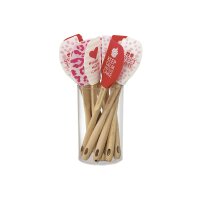 Zassenhaus Teigschaber Fun sortiert 30,5 cm Buche Silikon