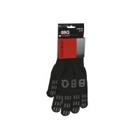 Grillhandschuhe mit Silikonbeschichtung 18x3x34,5 cm schwarz