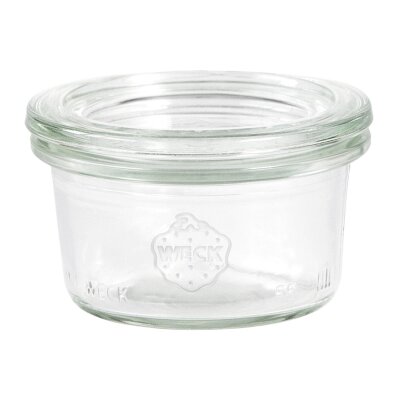 Weck 12er Set Rundrandglas Mini-Sturz 50 ml mit Deckel