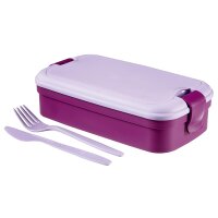 Curver Lunchbox Lunch & Go inkl. Besteck lila
