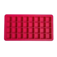 Lurch Eiswürfelbereiter 32 Quader 2x2 cm fuchsia pink