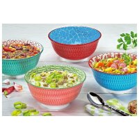 Cilio Bowl Amici Rauten rosa 850 ml Ø18 cm