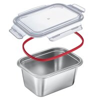 Westmark Lunch Box Frischhaltedose 1000 ml Edelstahl