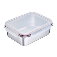 Westmark Lunch Box Frischhaltedose 2250 ml Edelstahl