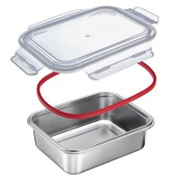 Westmark Lunch Box Frischhaltedose 2250 ml Edelstahl