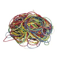 Axentia Gummiringe Gummibänder 50 g farbig sortiert