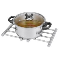 Axentia Topfuntersetzer ausziehbar 22-38x20 cm Edelstahl