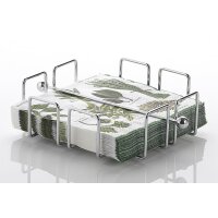 Axentia Serviettenhalter Serviettenkorb 19x6x19 cm Metall...