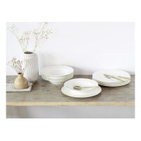 Creatable Tafelservice Fleur Royal weiß 12-teilig