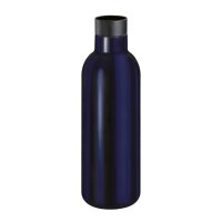 Cilio Isoliertrinkflasche Deluxe 650 ml Edelstahl midnight